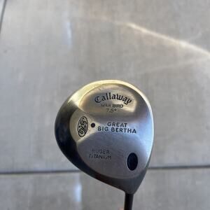 Callaway Great Big Bertha War Bird Ruger Titanium Driver 7.5* X-Stiff Graphite
